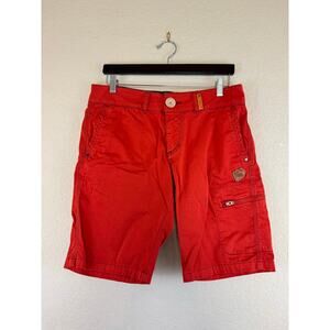 ABK Company France Shorts Mens L Moka Short Orange Outdoor Hiking Climbing